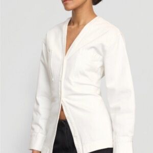 Modern Citizen Emmett Structured-Sleeve Denim Jacket